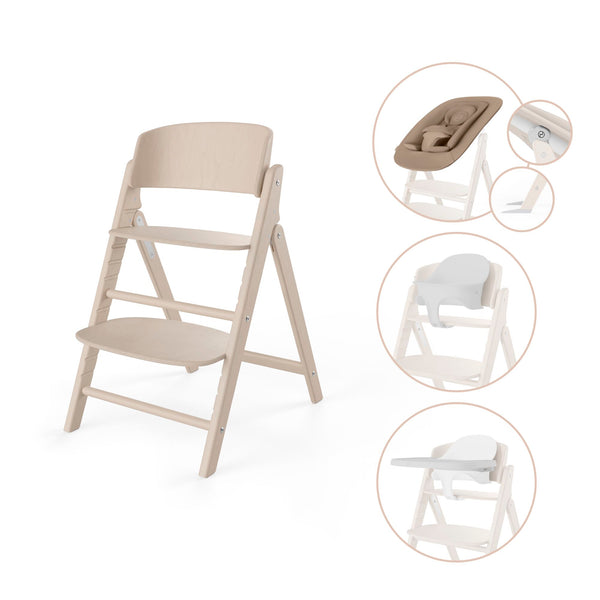 CYBEX Click & Fold Highchair & Bouncer 4-in-1 Set