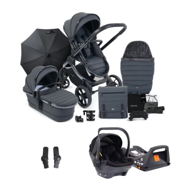 iCandy Peach 7 Complete Bundle Winter Offer with iCandy Cocoon Car Seat & Base