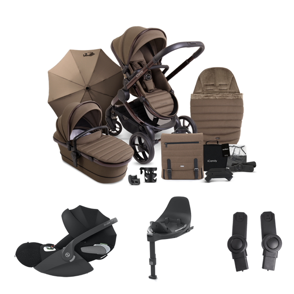 iCandy Peach 7 Complete - Editions Collection & Cybex Cloud T & Base T Bundle