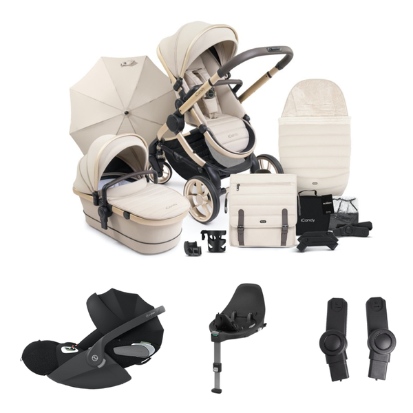 iCandy Peach 7 Complete - Editions Collection & Cybex Cloud T & Base T Bundle