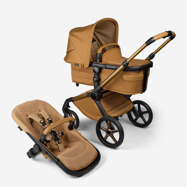 Bugaboo Fox 5 Noir Limited Edition - Amber Glow (Plus Free Footmuff)