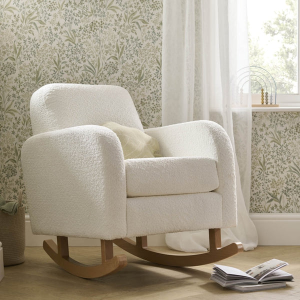 CuddleCo Etta Boucle Nursing Chair - Off-white