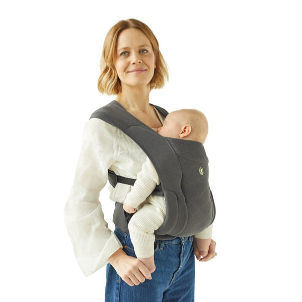 Gaia Baby Soft Newborn+ Carrier Organic Cotton Graphite