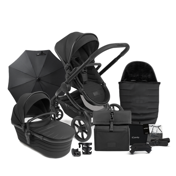 iCandy Peach 7 STUDIO Complete Bundle & Cybex Cloud T & Base T