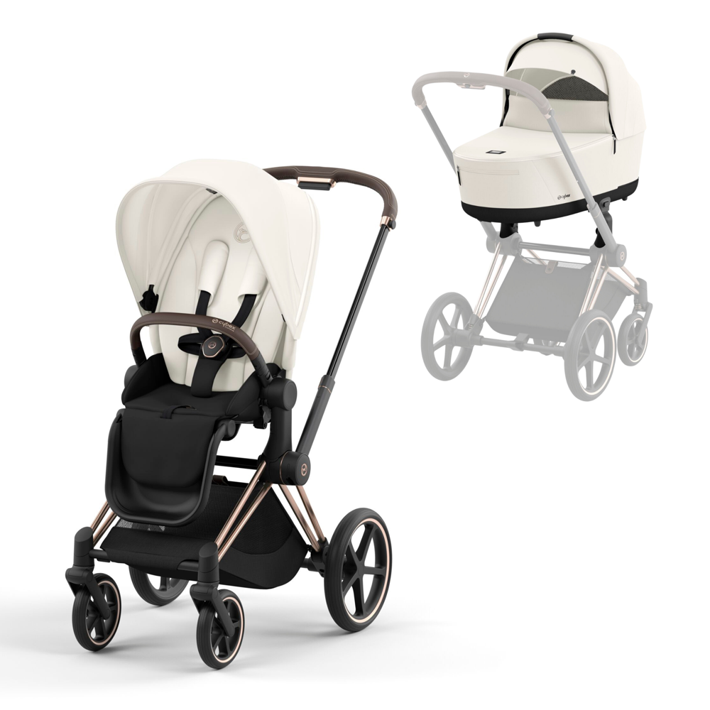 Grey and rose gold pram best sale