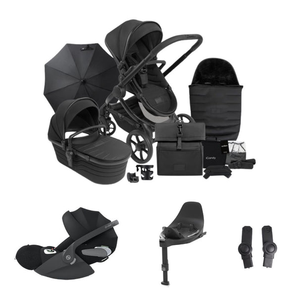 iCandy Peach 7 STUDIO Complete Bundle & Cybex Cloud T & Base T