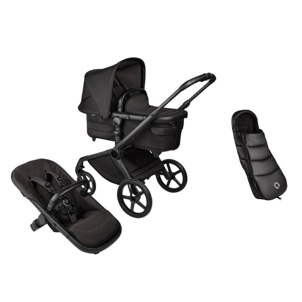 Bugaboo Fox 5 Complete Noir Limited Edition Midnight Black & Footmuff