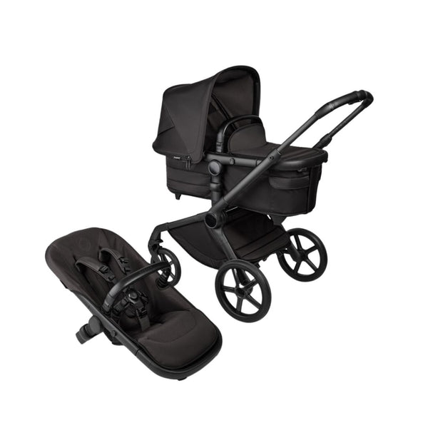 Bugaboo Fox 5 Complete Noir Limited Edition - Midnight Black (Plus Free Bugaboo Wool Blanket)