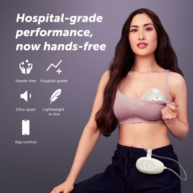 Elvie Stride Hospital-Grade App-Controlled Breast Pump | Hands-Free  Wearable Ultra-Quiet Electric Breast Pump with 2-Modes 10-Settings & 5oz  Capacity